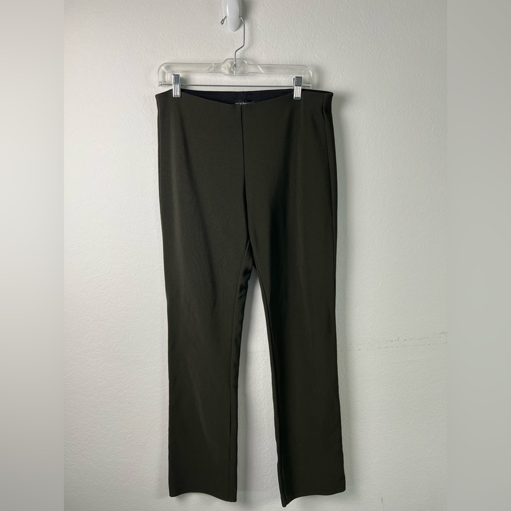 Equestrian Pull On Elastic Waist Straight Leg Pants